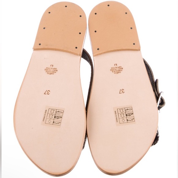 K.Jacques French Handcrafted Leather Slingback Sandals from St.Tropez (US 7) NWT - Picture 2 of 8